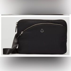 Black lululemon cross body